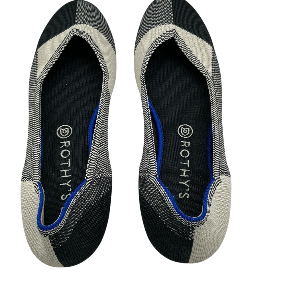 Rothy's Black and White Women's Flats - Picture 5 of 8